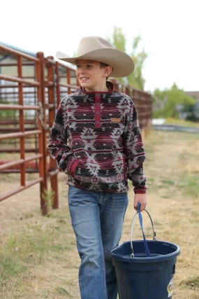 Cinch Boys Aztec Print Pullover