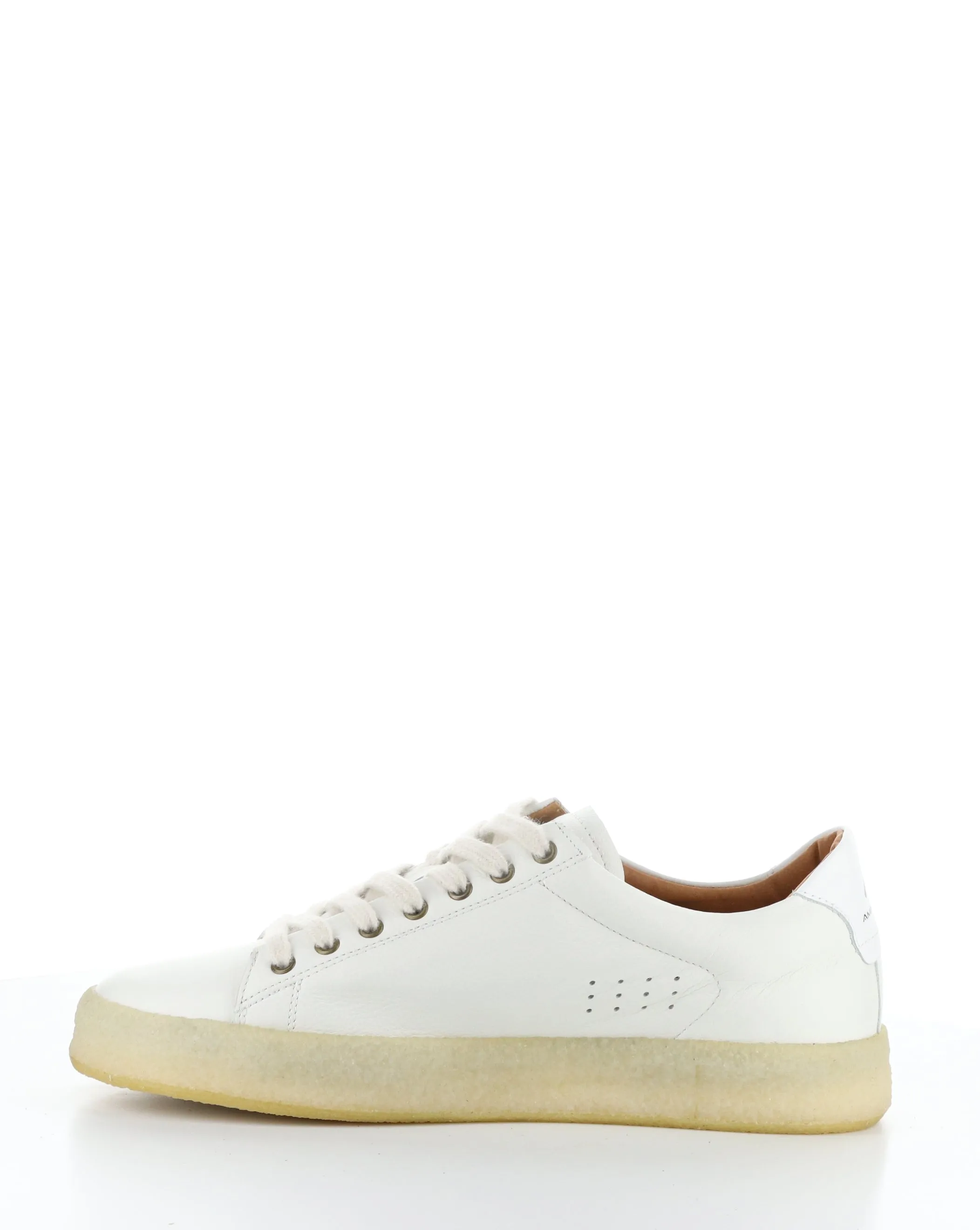 13410 WHITE Lace-up Shoes