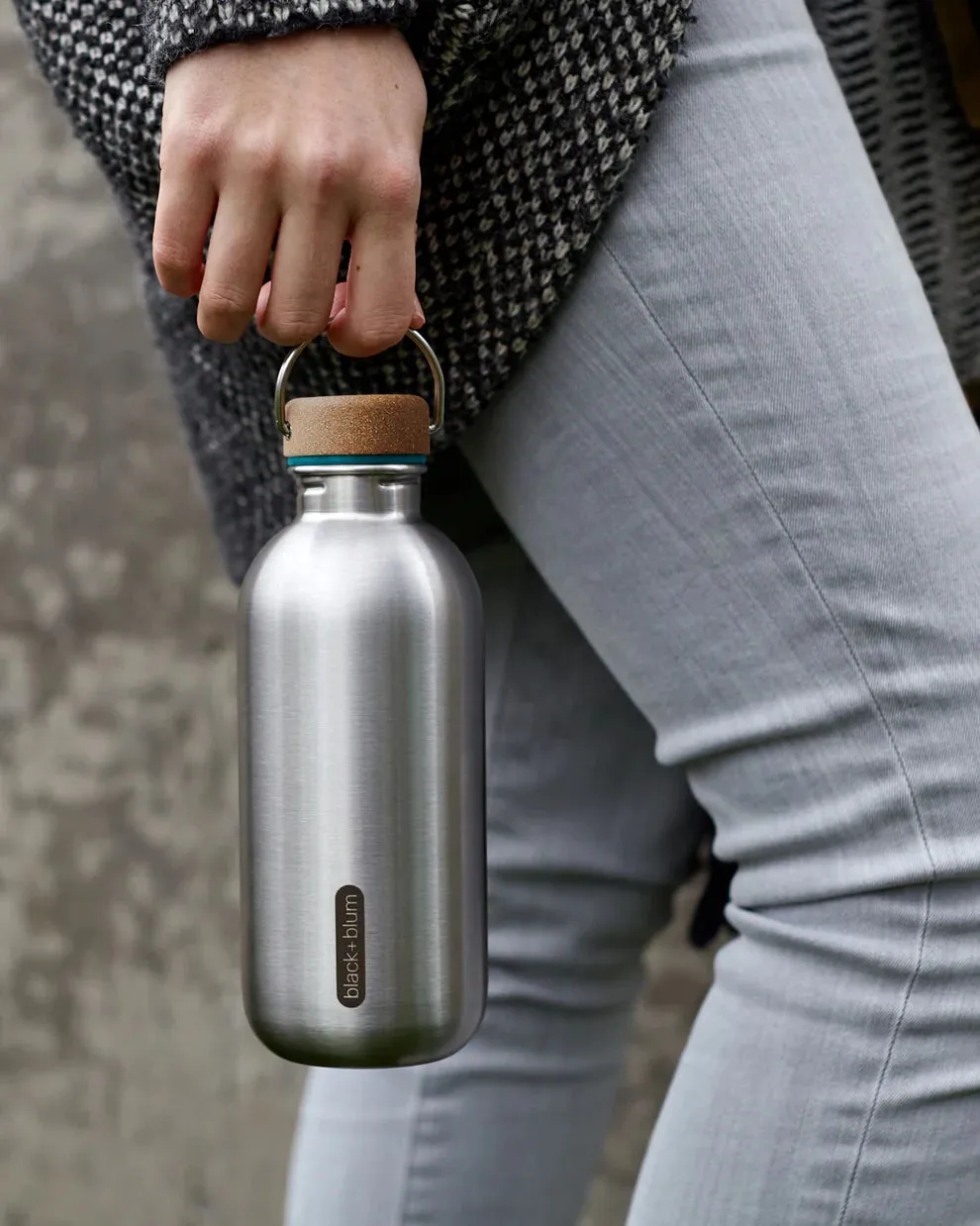 Black Blum Steel Water Bottle 600ml - Borraccia da Trekking