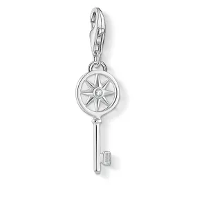 CHARM CLUB STERLING SILVER KEY CHARM