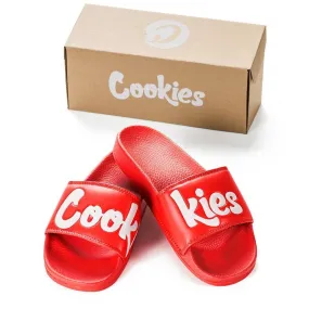 Cookies SF Men Sf Original Logo Slides Red