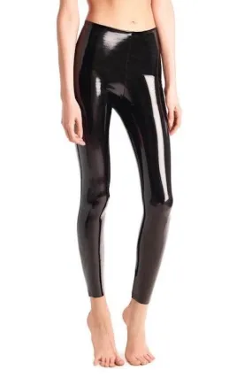 Faux Patent Legging W/ Perfect Control