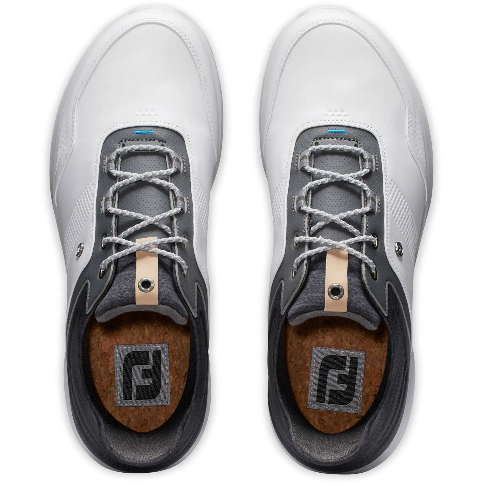 FootJoy chaussure de golf Stratos 2023 Blanc Gris Bleu