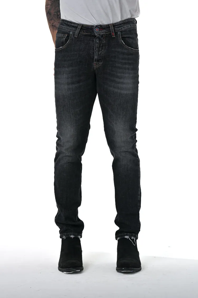 Jeans regular Guzman BLK 5324 FW22/23