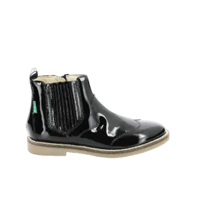 KICKERS TYLBURY noir Vernis bottines chelsea