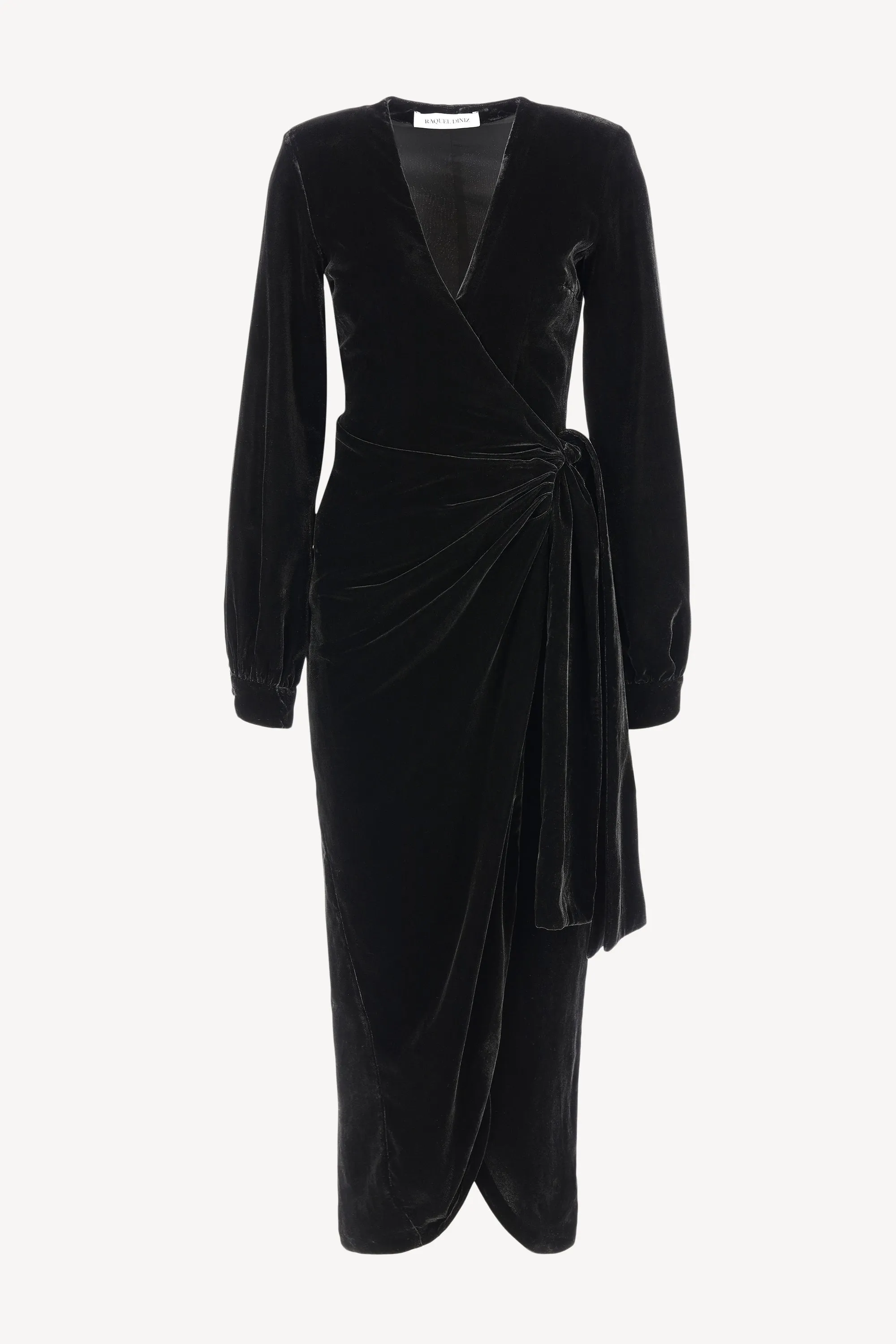 Kleid Eugenia Velvet in Schwarz