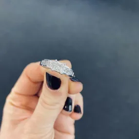 'MADISON' 18ct White Gold Princess Cut Diamond Ring