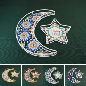 MR029 Ramadan Tray, Iron Festive Moon Tray