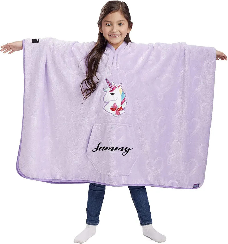 Personalized Jojo Siwa Throwbee® 50" x 60" Wearable Plush Throw