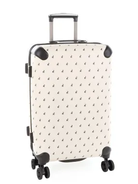 Polo Classic Double Pack Medium 4 Wheel Trolley Case Beige