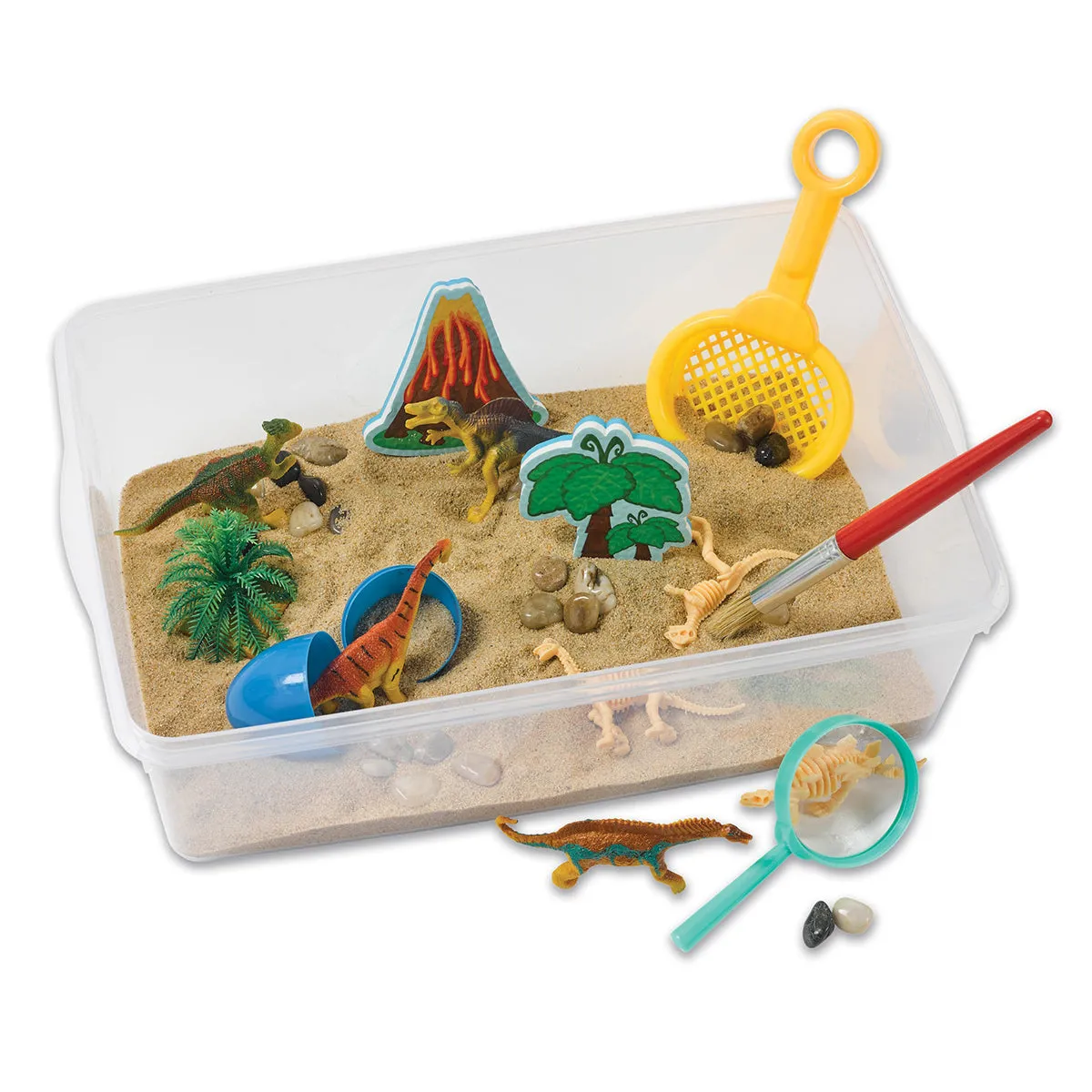 Sensory Bin Dinosaur Dig