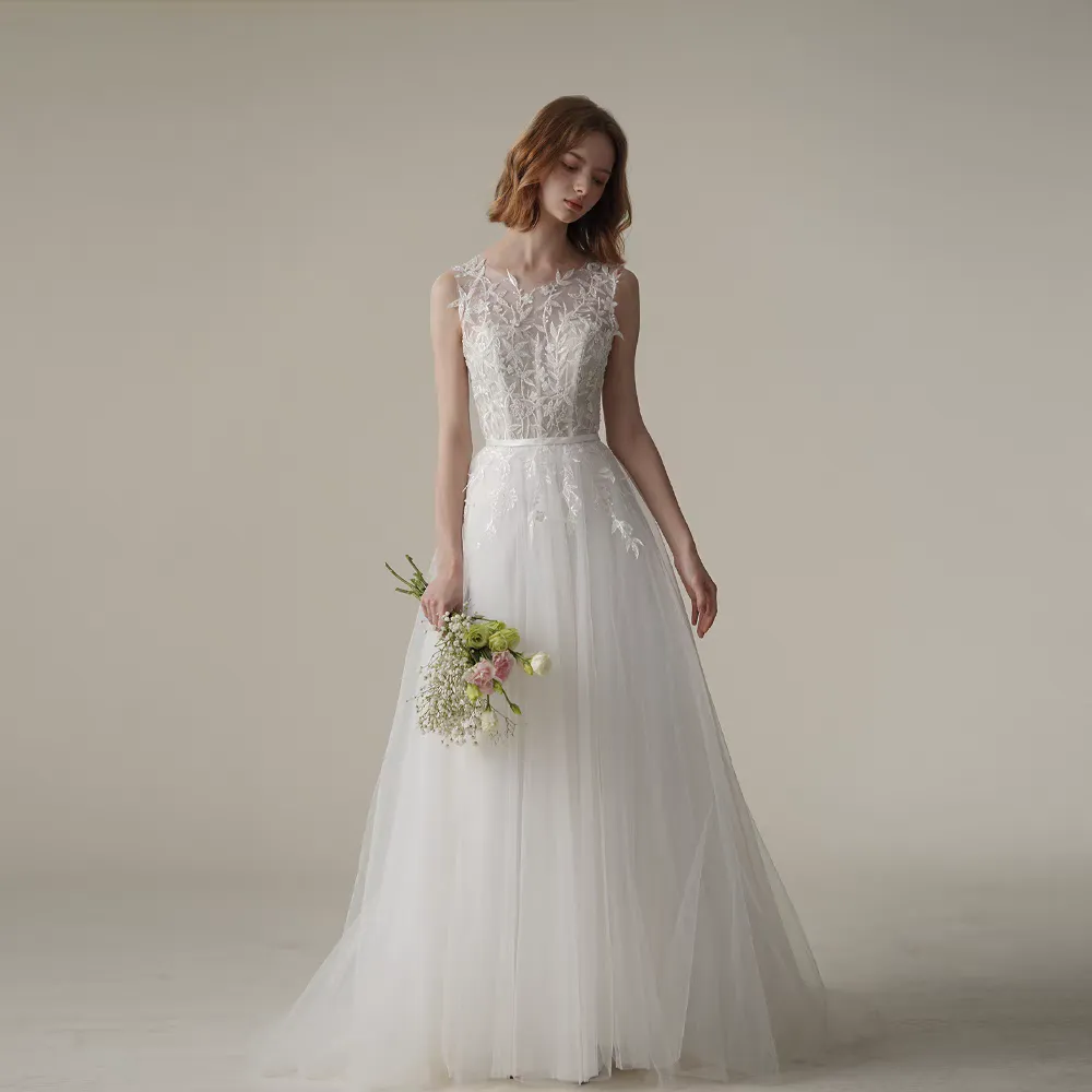 The Stella Wedding Bridal Tulle Gown