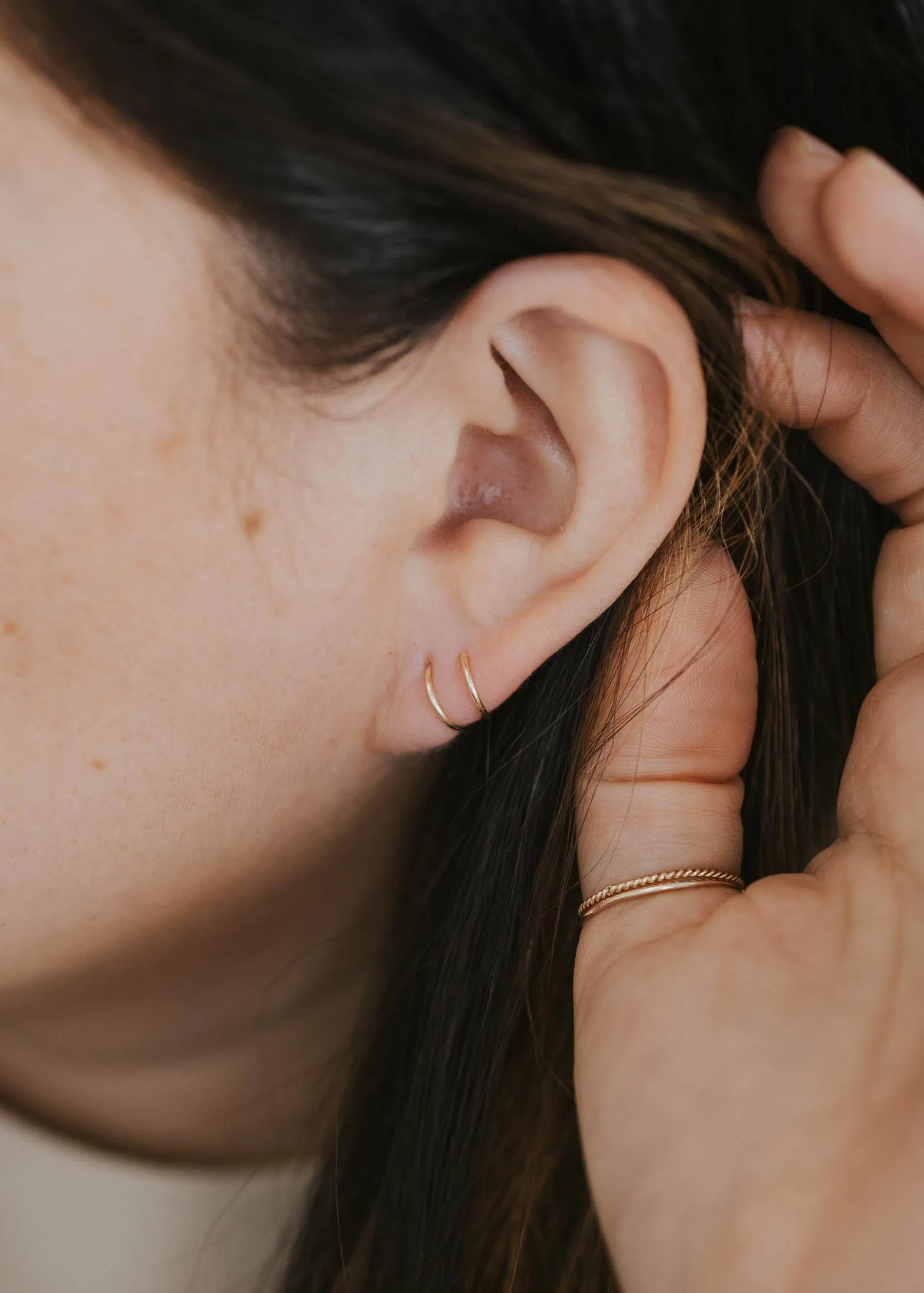 Tiny Twist Earrings